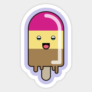 Cute ice cream Sticker